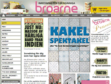 Tablet Screenshot of broarne.se